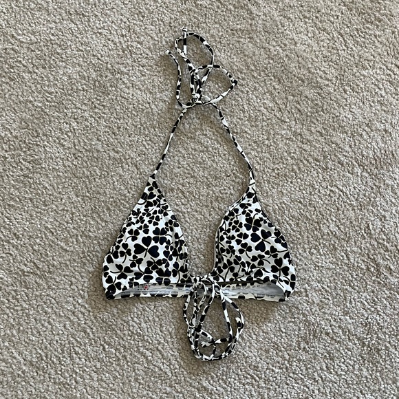 Roxy DVF crossover tri bikini top size Medium style 621822 - Picture 3 of 9